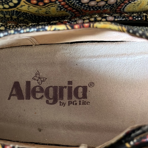 ALEGRIA Multicolor Paloma Kenya MARY JANE Shoes Size 6 - Picture 7 of 9